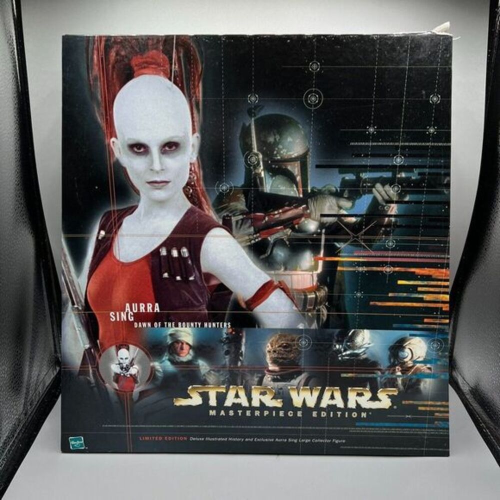 Star Wars Masterpiece Edition Aurra Sing Dawn of the Bounty‎ Hunters Figure Book